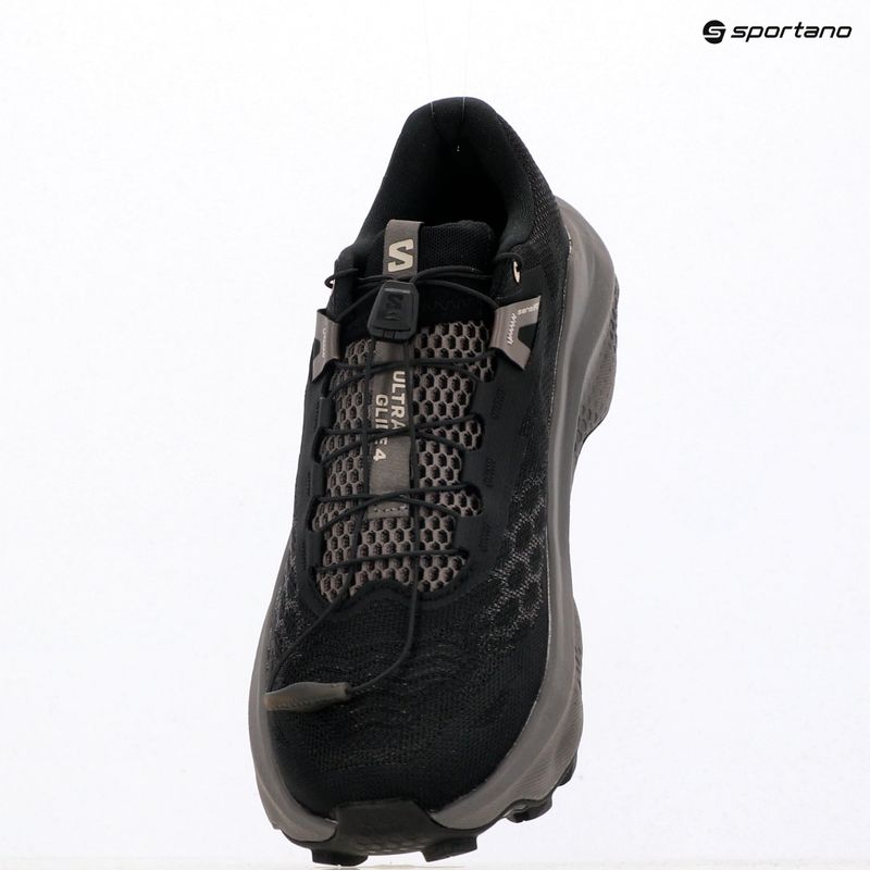 Кросівки для бігу чоловічі Salomon Ultra Glide 4 black/dark gull gray/silver cloud 10
