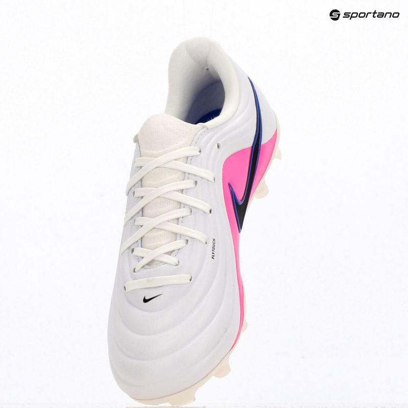 Кросівки футбольні дитячі Nike Tiempo Maestro Academy Jr FG/MG white/racer blue/pink blast/black 11