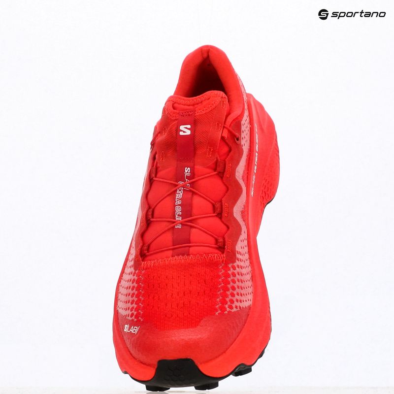 Кросівки для бігу чоловічі Salomon S/LAB Ultra Glide 1.5 white/fiery red/black 11