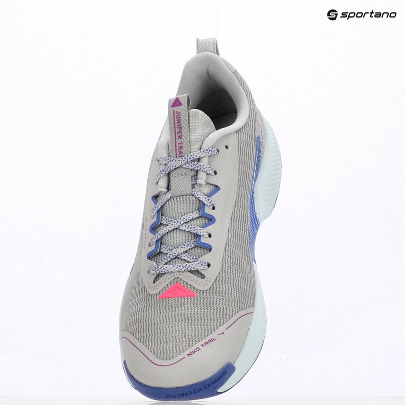 Кросівки для бігу жіночі Nike Juniper Trail 3 grey fog/sapphire/glacier blue 19