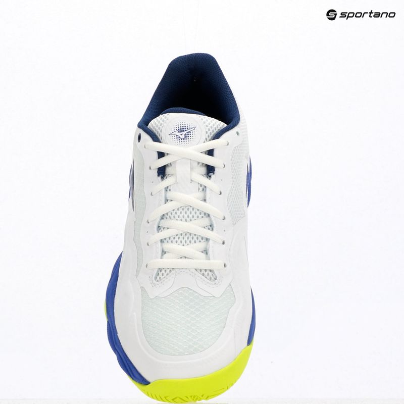 Кросівки тенісні чоловічі Mizuno Wave Enforce Court AC white/dazzling blue/ lightning 9