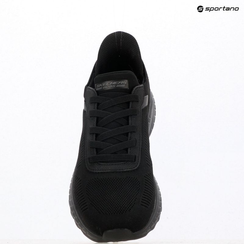 Кросівки чоловічі SKECHERS Bobs Squad Chaos Solid Step black 9