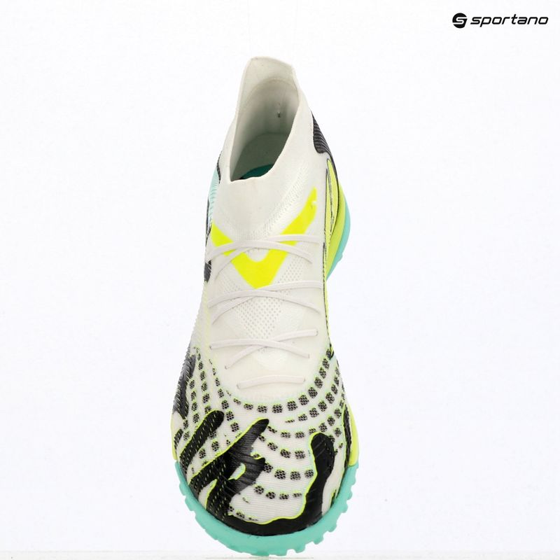 Кросівки футбольні PUMA Future 9 Match Creativity TT yellow alert/mint jelly/puma white/puma black 9