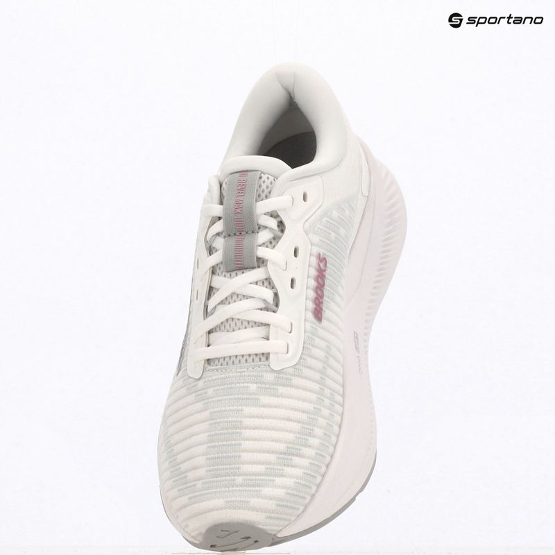 Кросівки для бігу жіночі Brooks Revel Max white/harbor mist/metallic 10