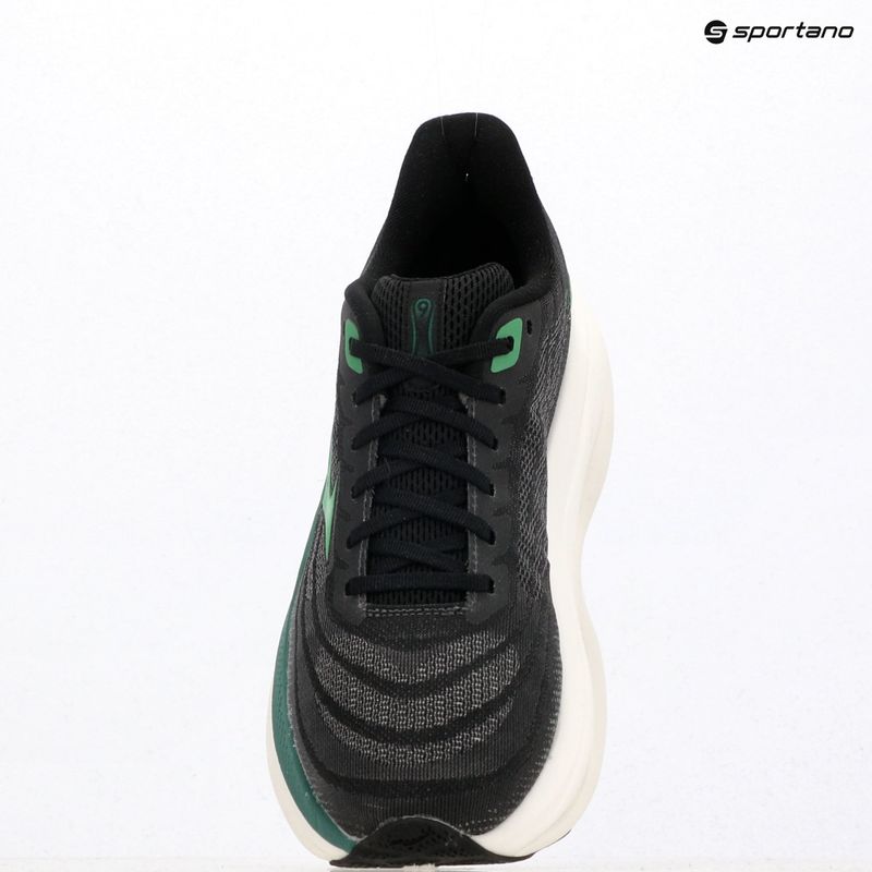 Кросівки для бігу чоловічі Mizuno Wave Sky 9 black/goblin green/alpine green 9