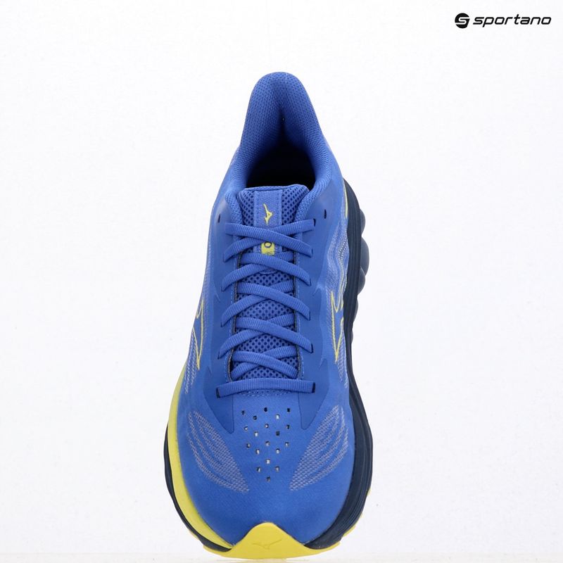 Кросівки для бігу чоловічі Mizuno Wave Skyrise 7 dazzling blue/fortune yellow/estate blue 9