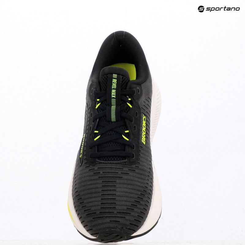 Кросівки для бігу чоловічі Brooks Revel Max ebony/black/nightlife 10