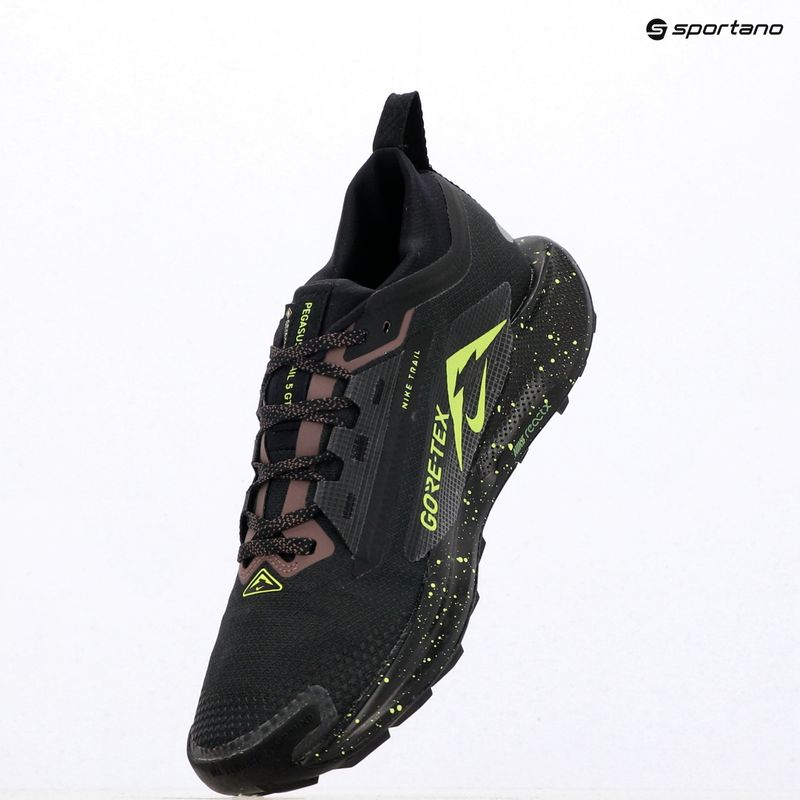 Кросівки для бігу чоловічі Nike Pegasus Trail 5 GORE-TEX black/phantom/tattoo/volt ice 9