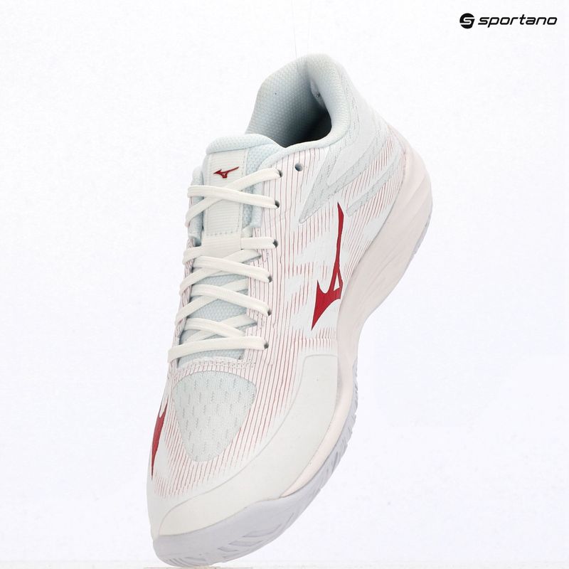 Кросівки волейбольні жіночі Mizuno Lightning Select white/rose elegance/lava falls 9