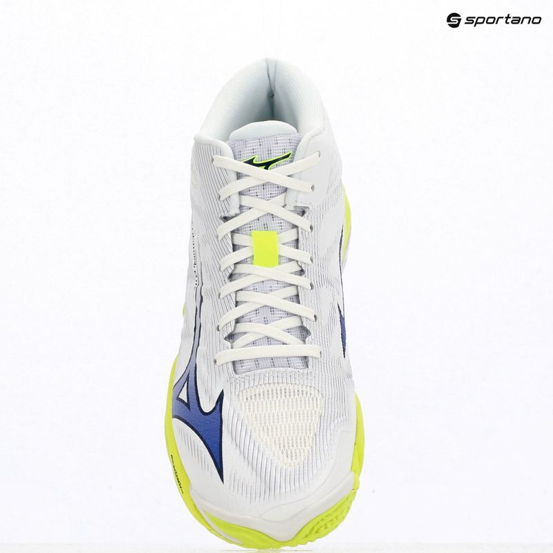 Кросівки волейбольні Mizuno Wave Lightning Elite Mid white/lighting yellow/dazzling blue 9