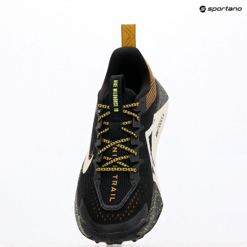Кросівки для бігу жіночі Nike Wildhorse 10 black/peat moss/volt ice/phantom 12