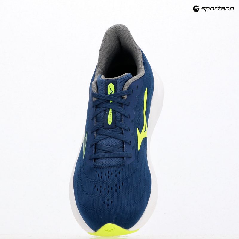Кросівки для бігу чоловічі Mizuno Revolt 4 estate blue/lightning yellow 14