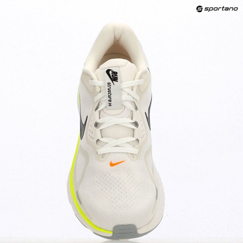 Кросівки для бігу чоловічі Nike Structure 26 summit white/volt/total orange/black 12