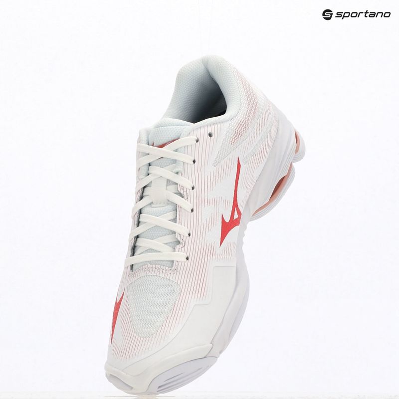 Кросівки волейбольні жіночі Mizuno Wave Lightning Pro white/rose elegance/lava falls 12