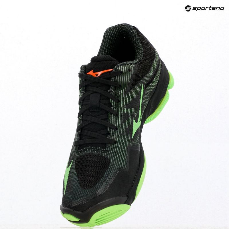 Кросівки волейбольні Mizuno Wave Lightning Pro black/gloving apple/mandarin orange 12