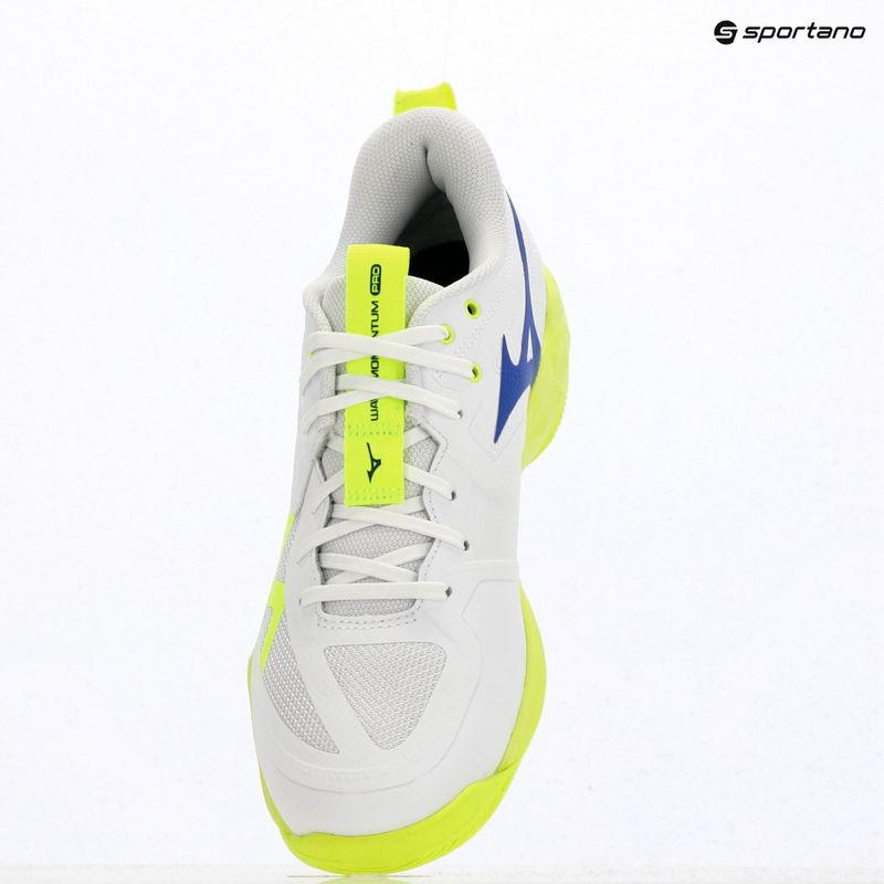 Кросівки волейбольні Mizuno Wave Momentum Pro white/lightning yellow/dazzling blue 9