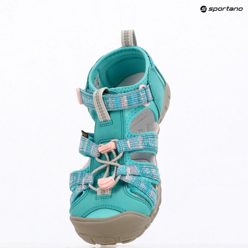 Сандалі підліткові KEEN Seacamp II CNX bright aqua/giggle pink 14