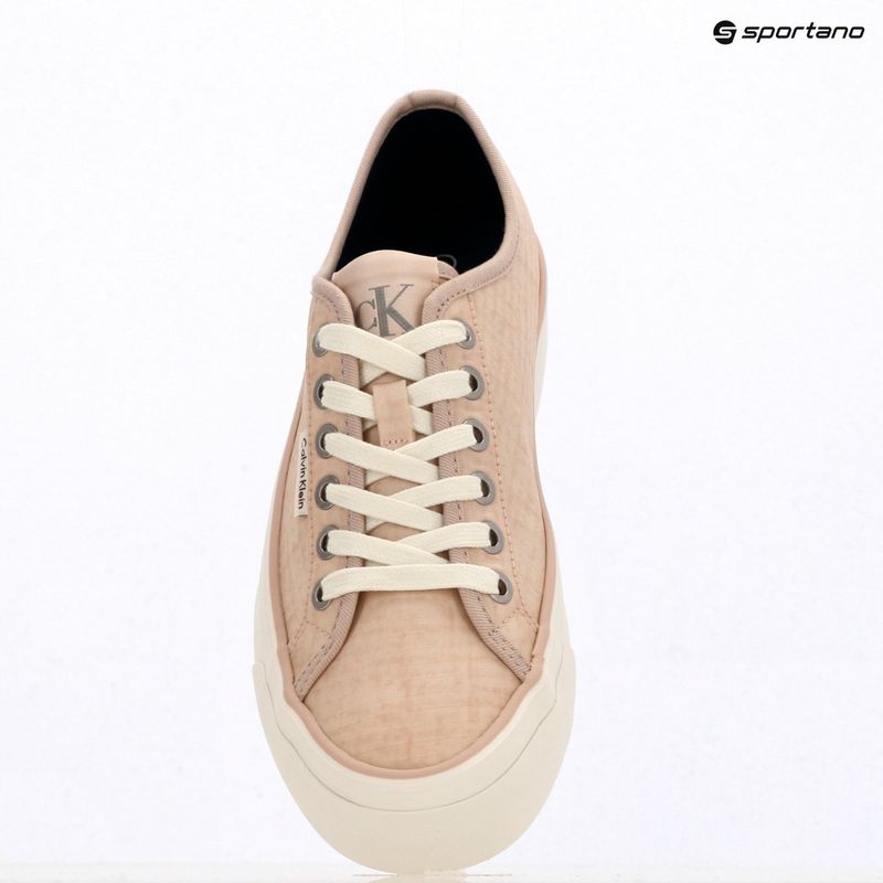 Кросівки жіночі Calvin Klein HW0HW02970 Vulc Flatf Laceup Ripst whisper pink/key largo 9