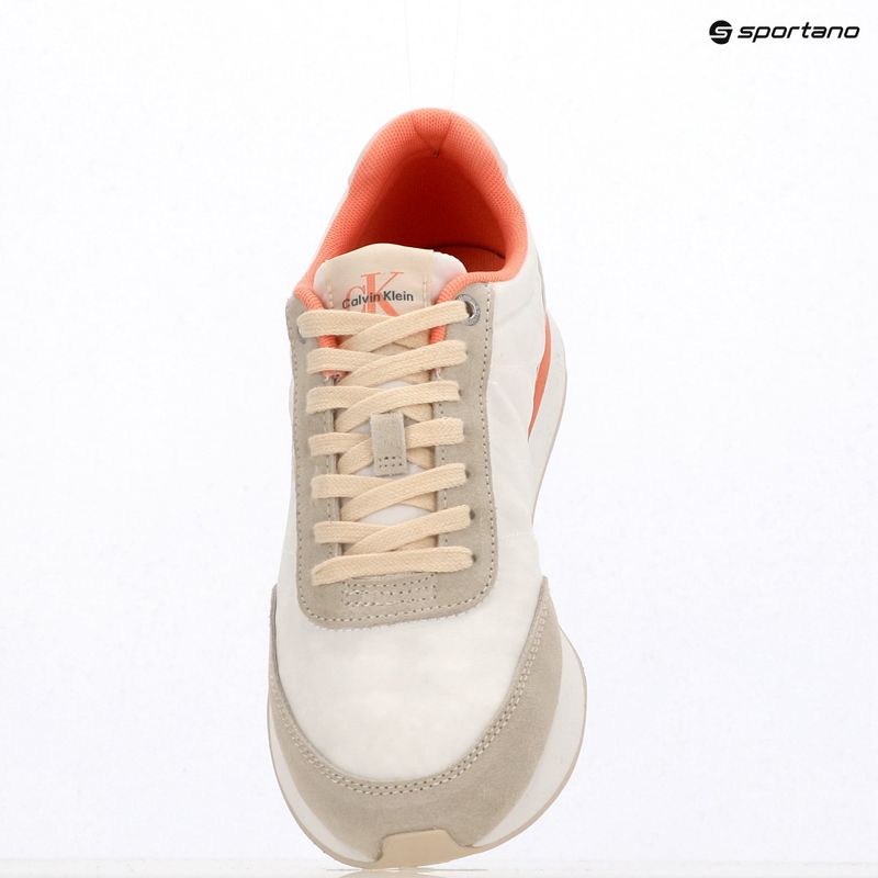 Кросівки жіночі Calvin Klein YW0YW01990 Retro Runner Lace Up Nylon Mg brilliant white/light cashew/pink 9