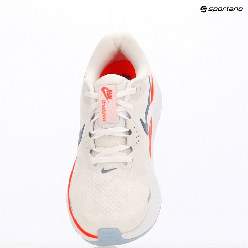Кросівки для бігу жіночі Nike Structure 26 white/hot lava/hydrogen blue/ashen slate 15