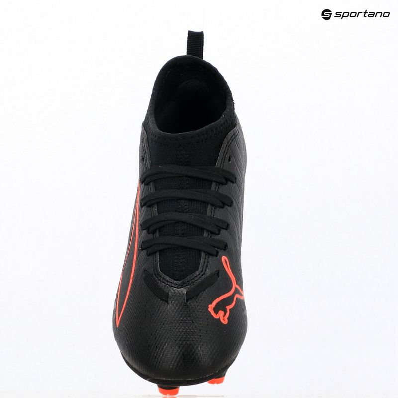 Кросівки футбольні дитячі PUMA Ultra 6 Match FG/AG Jr puma black/puma red 11