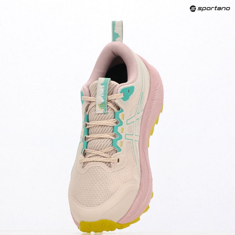 Кросівки для бігу жіночі ASICS Trabuco Terra 3 mineral beige/aurora green 9