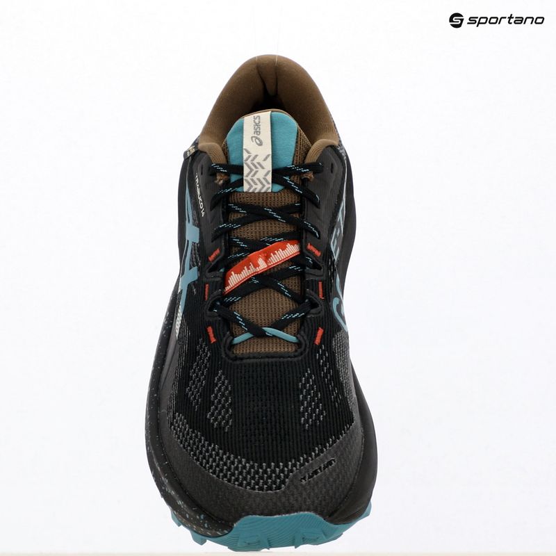 Кросівки для бігу чоловічі ASICS Trabuco 14 GTX black/misty pine 9