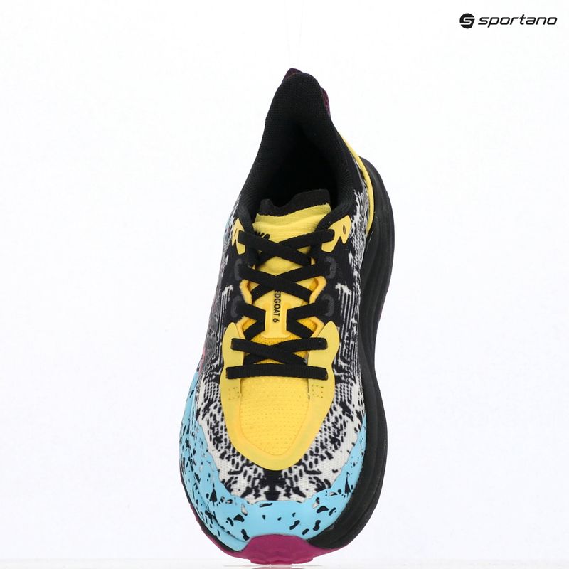 Кросівки для бігу дитячі HOKA Speedgoat 6 electric lemon/black 18