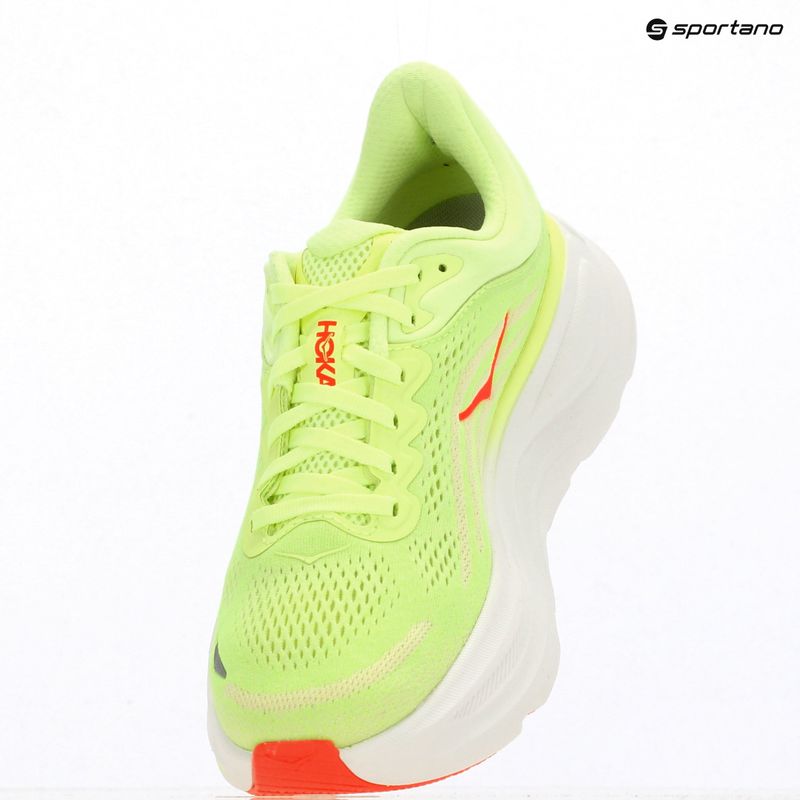 Кросівки для бігу жіночі HOKA Bondi 9 neon yuzu/sunlight 9