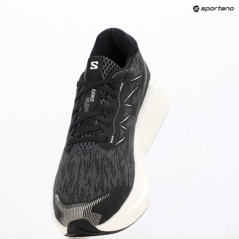 Кросівки для бігу жіночі Salomon Aero Glide 4 black/white/silver 3