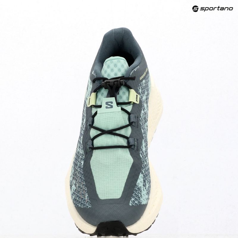 Кросівки для бігу жіночі Salomon Aero Glide 4 GRVL stormy weather/lichen/vanilla ice 8