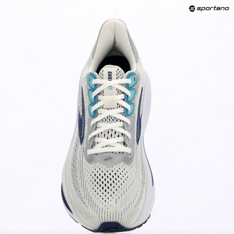 Кросівки для бігу чоловічі Brooks Ghost 17 white/beacon blue/ipanema 17