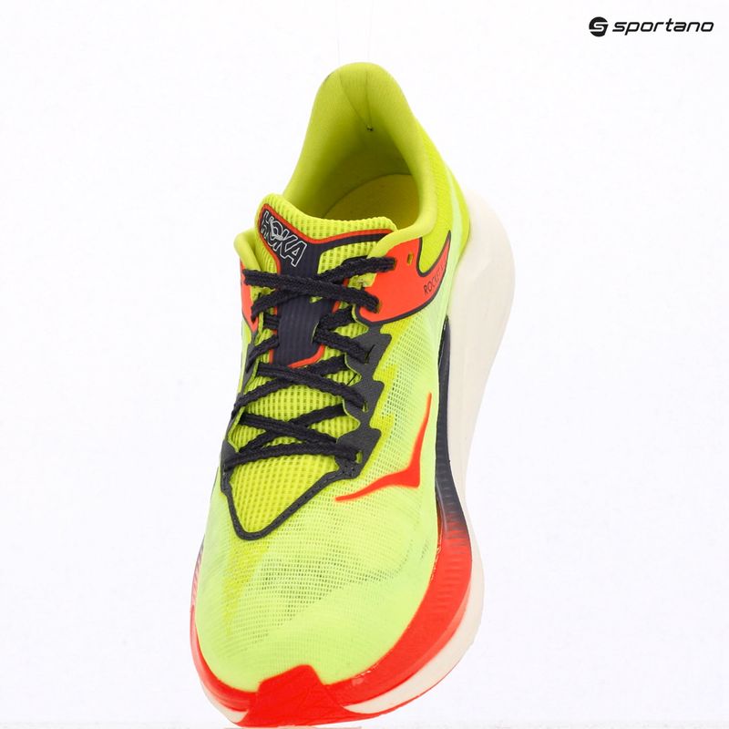 Кросівки для бігу HOKA Rocket X 3 neon yuzu/squid ink 9