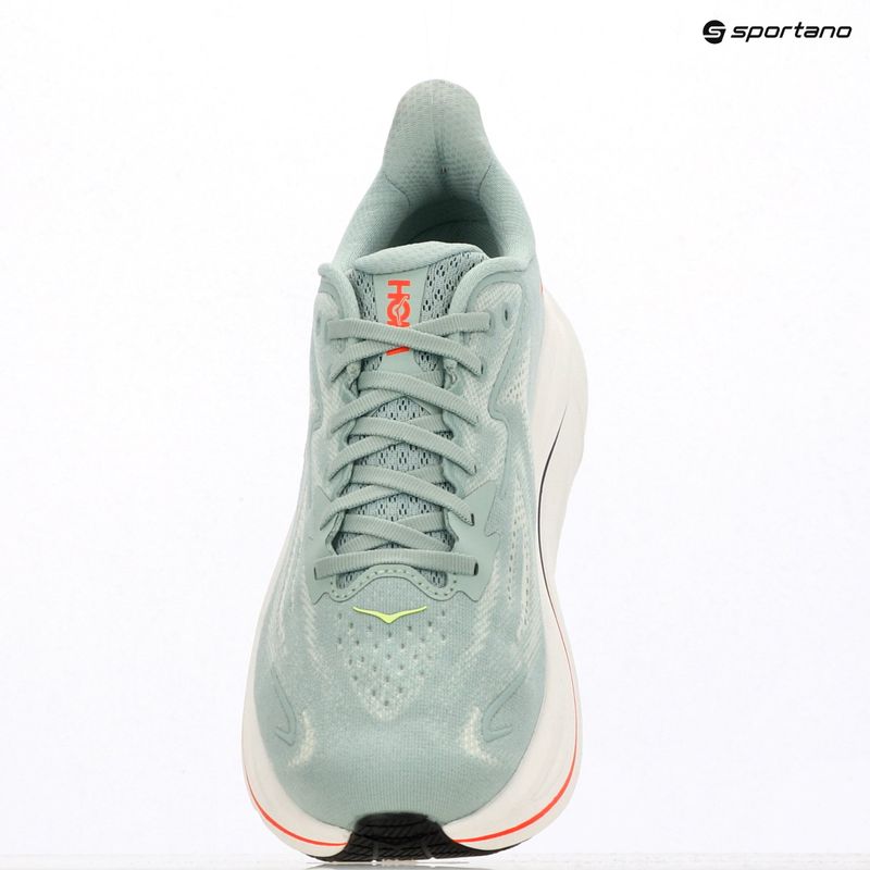 Кросівки для бігу чоловічі HOKA Clifton 10 sage/neon flame 10