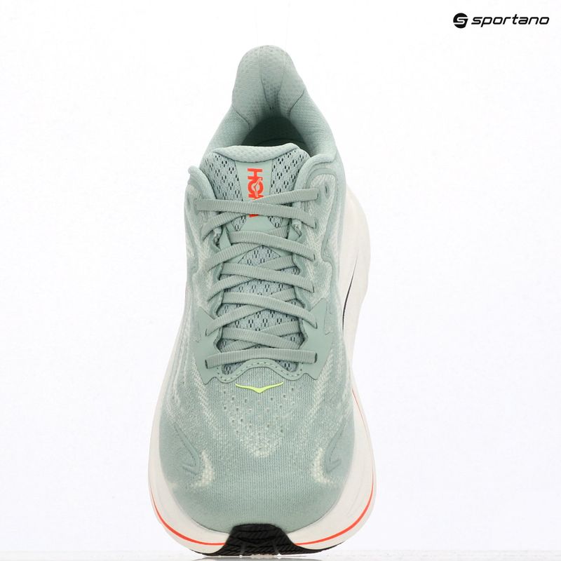 Кросівки для бігу чоловічі HOKA Clifton 10 Wide sage/neon flame 10