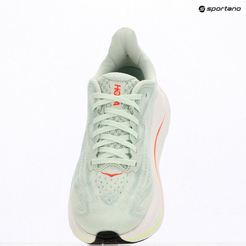 Кросівки для бігу жіночі HOKA Clifton 10 sea glass/neon flame 18