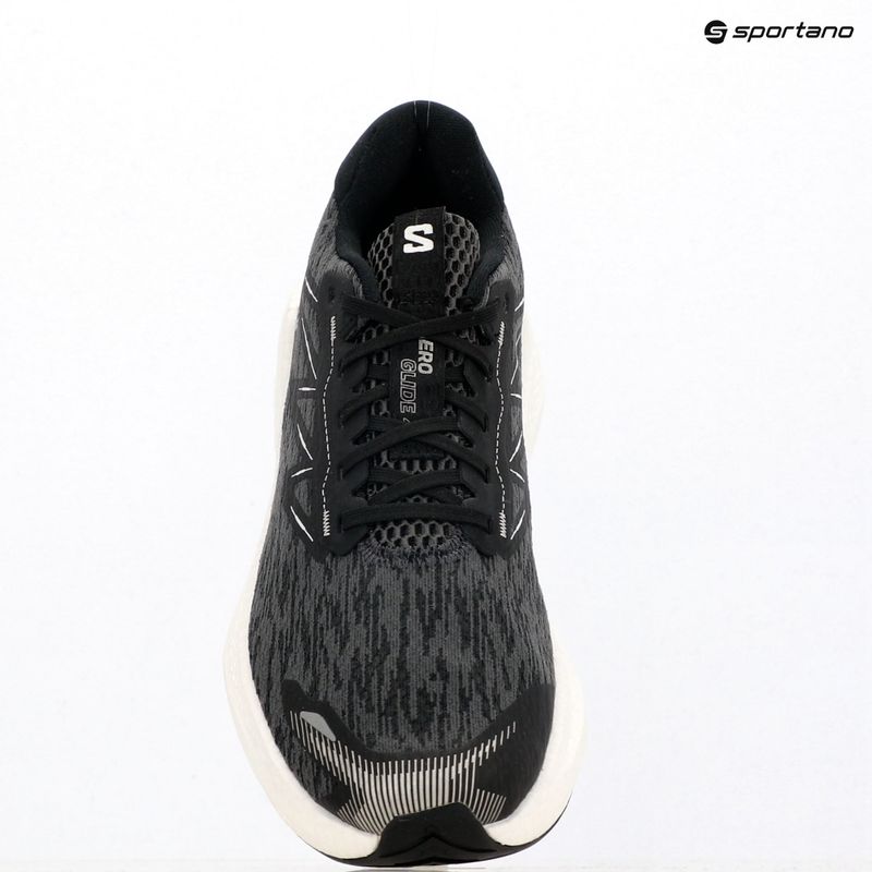 Кросівки для бігу чоловічі Salomon Aero Glide 4 black/white/ftw silver 7