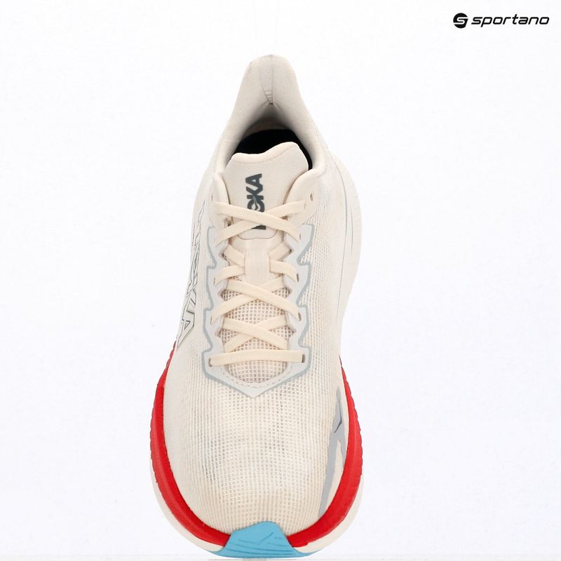 Кросівки для бігу чоловічі Hoka Mach X 3 white/alabaster 10