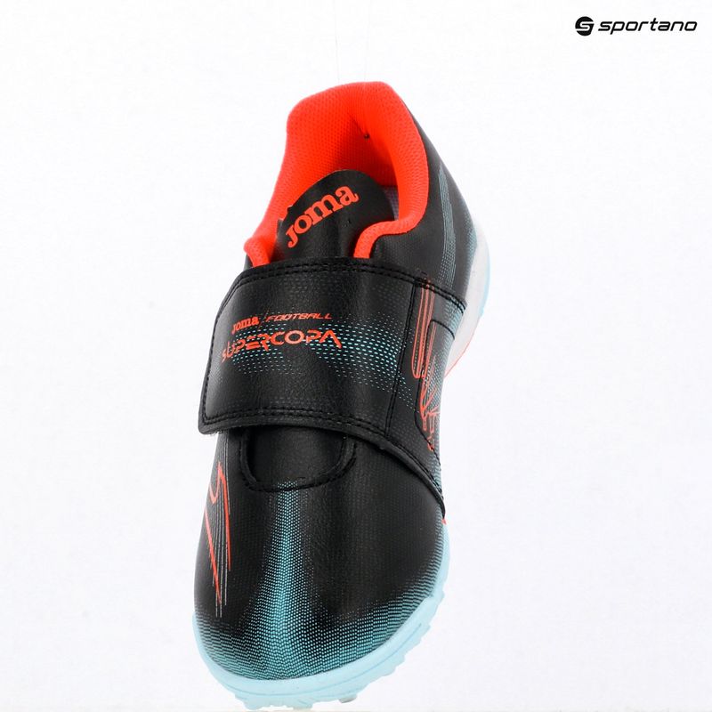 Футбольне взуття дитяче Joma Supercopa Jr TF black 9