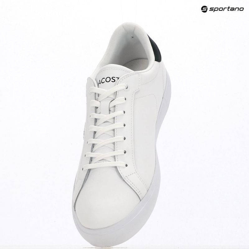 Кросівки чоловічі Lacoste Powercourt white/dark green 9