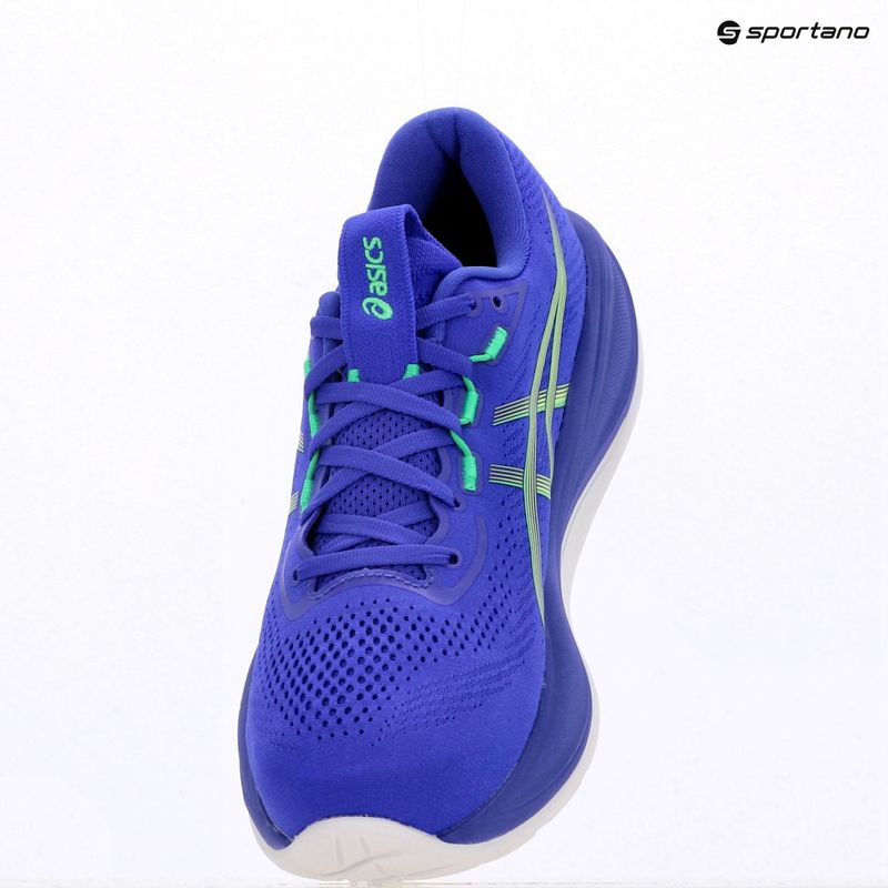 Кросівки для бігу чоловічі ASICS Gel-Cumulus 28 cobalt burst/illuminate green 12