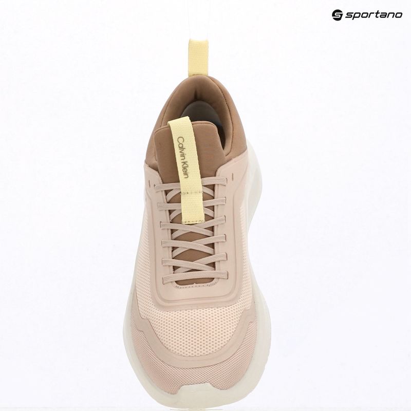 Кросівки жіночі Calvin Klein HW0HW03023 Light Runner Sock Mesh Lycra whisper pink/lemonade/silver mink 9