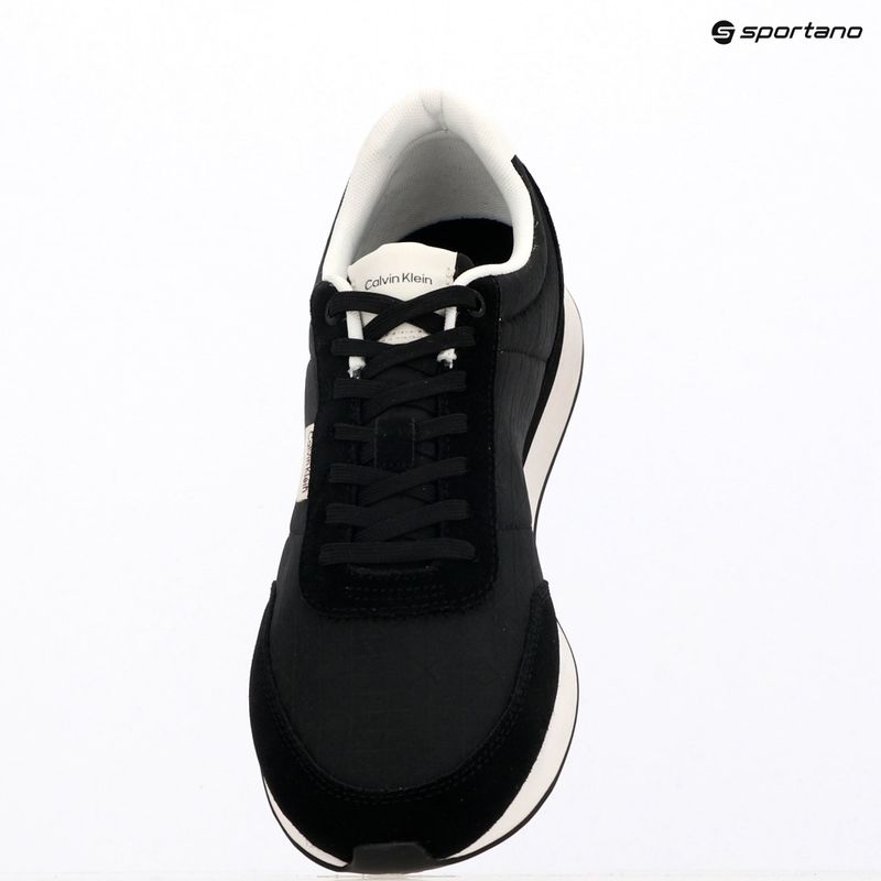 Кросівки чоловічі Calvin Klein HM0HM02140 Retro Runner Ripstop Aop black/bright white 9