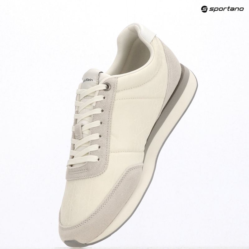 Кросівки чоловічі Calvin Klein HM0HM02140 Retro Runner Ripstop Aop marshmallow/bright white 9