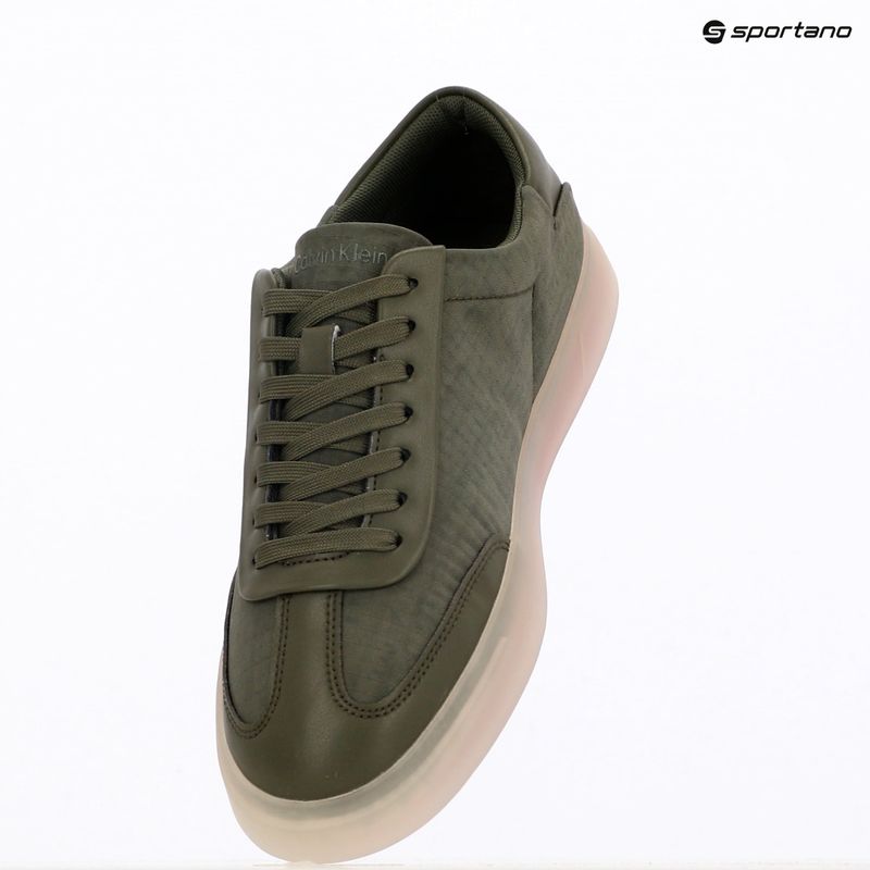 Кросівки жіночі Calvin Klein HW0HW02977 Low Pro Cups Laceup Ripst deep lichen green/pink yarrow 9