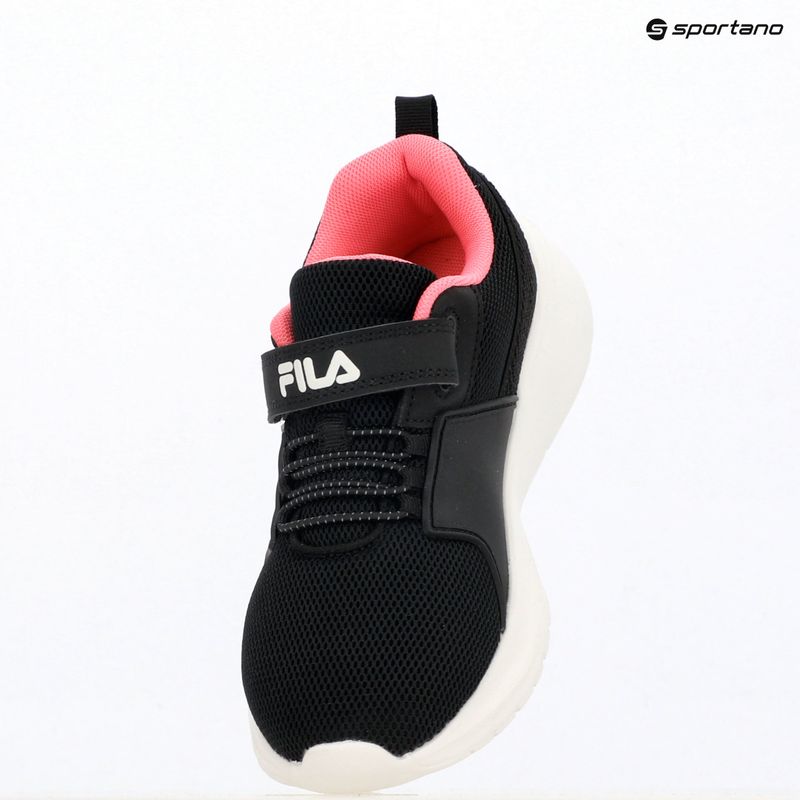 Кросівки дитячі FILA Madrun Velcro black/sangria sunset 15