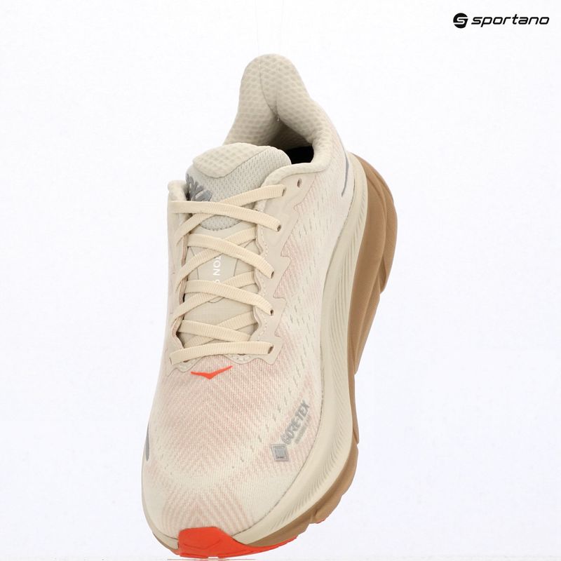 Кросівки для бігу жіночі HOKA Clifton 9 GTX eggshell/khaki 10