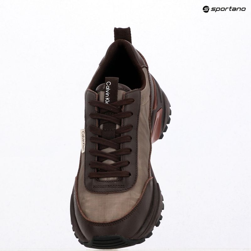 Кросівки жіночі Calvin Klein HW0HW02999 Hike Runner Organza Met Leather bordeaux/rhubarb 9