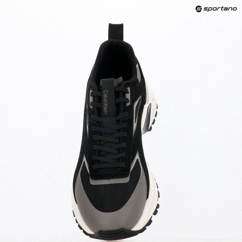 Взуття чоловіче Calvin Klein HM0HM02220 Hike Runner Stripe Mix Nylon Suede black/granite road 9