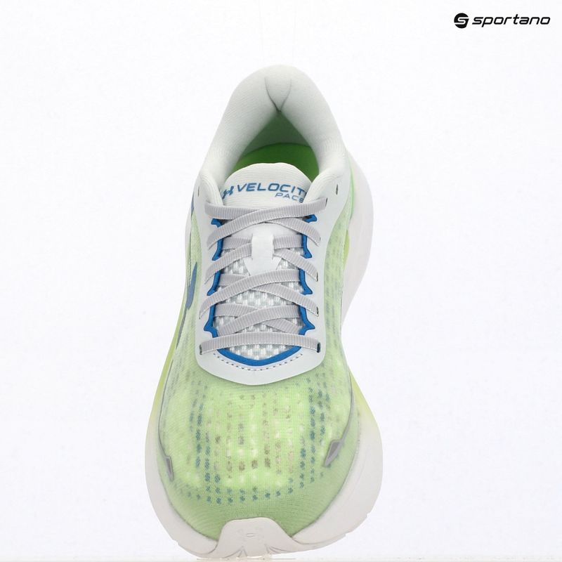 Кросівки для бігу чоловічі Under Armour Velociti Pace lumos lime/white/capri 9